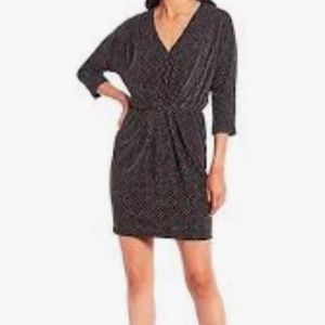 Trina Turk NWT Birch Dress.  Size Small Black and metallic
